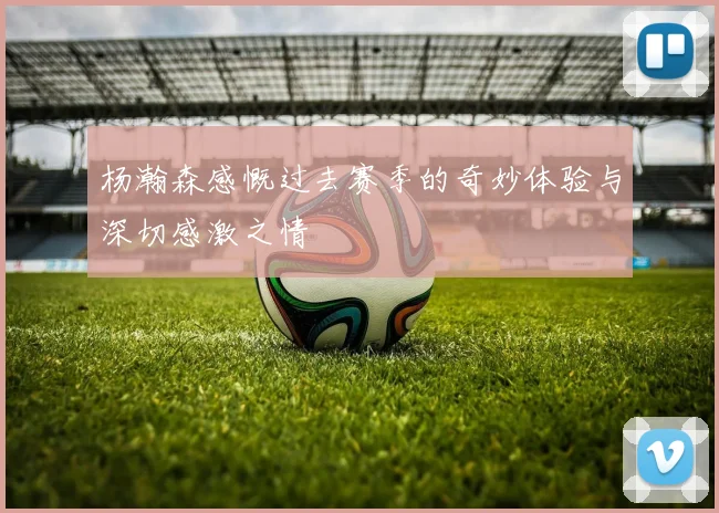 杨瀚森感慨过去赛季的奇妙体验与深切感激之情